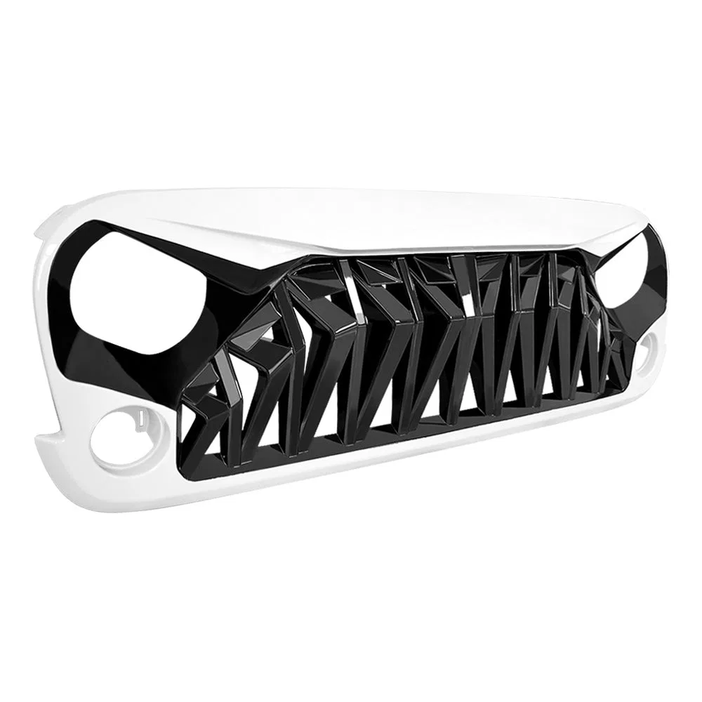 AMJPAA00111 – AMERICAN MOD Grille, With Light Cutouts Painted Black/ White ABS Plastic - view 2